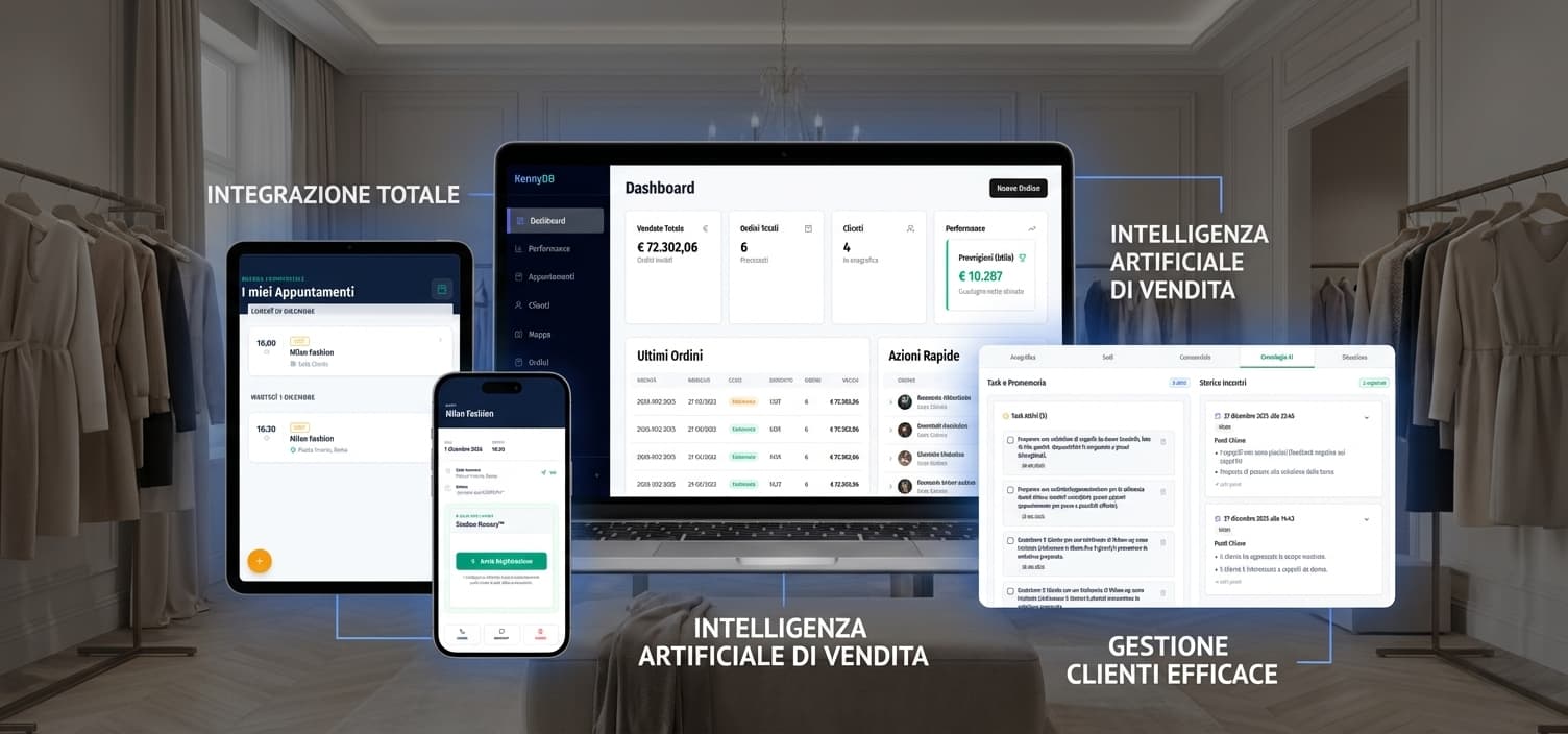 KennyDB - Dashboard per agenti di commercio